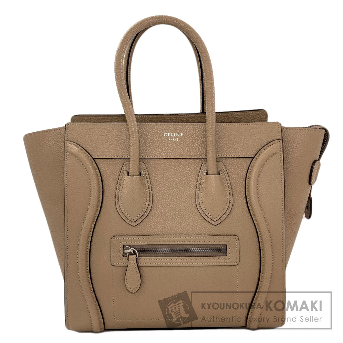 CELINE Luggage micro Handbag Calf Ladies [Used]
