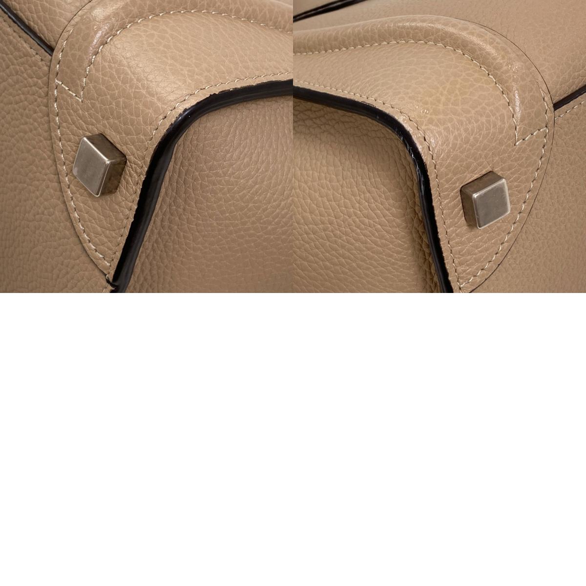 CELINE Luggage micro Handbag Calf Ladies [Used]