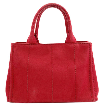 PRADA Canapa mini 2 WAY Handbag Canvas Ladies [Used]