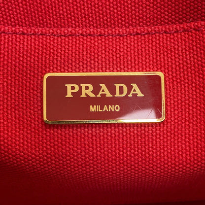 PRADA Canapa mini 2 WAY Handbag Canvas Ladies [Used]