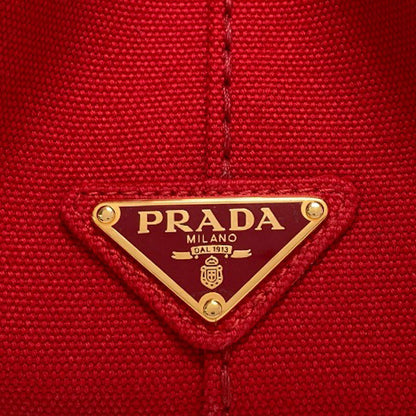 PRADA Canapa mini 2 WAY Handbag Canvas Ladies [Used]