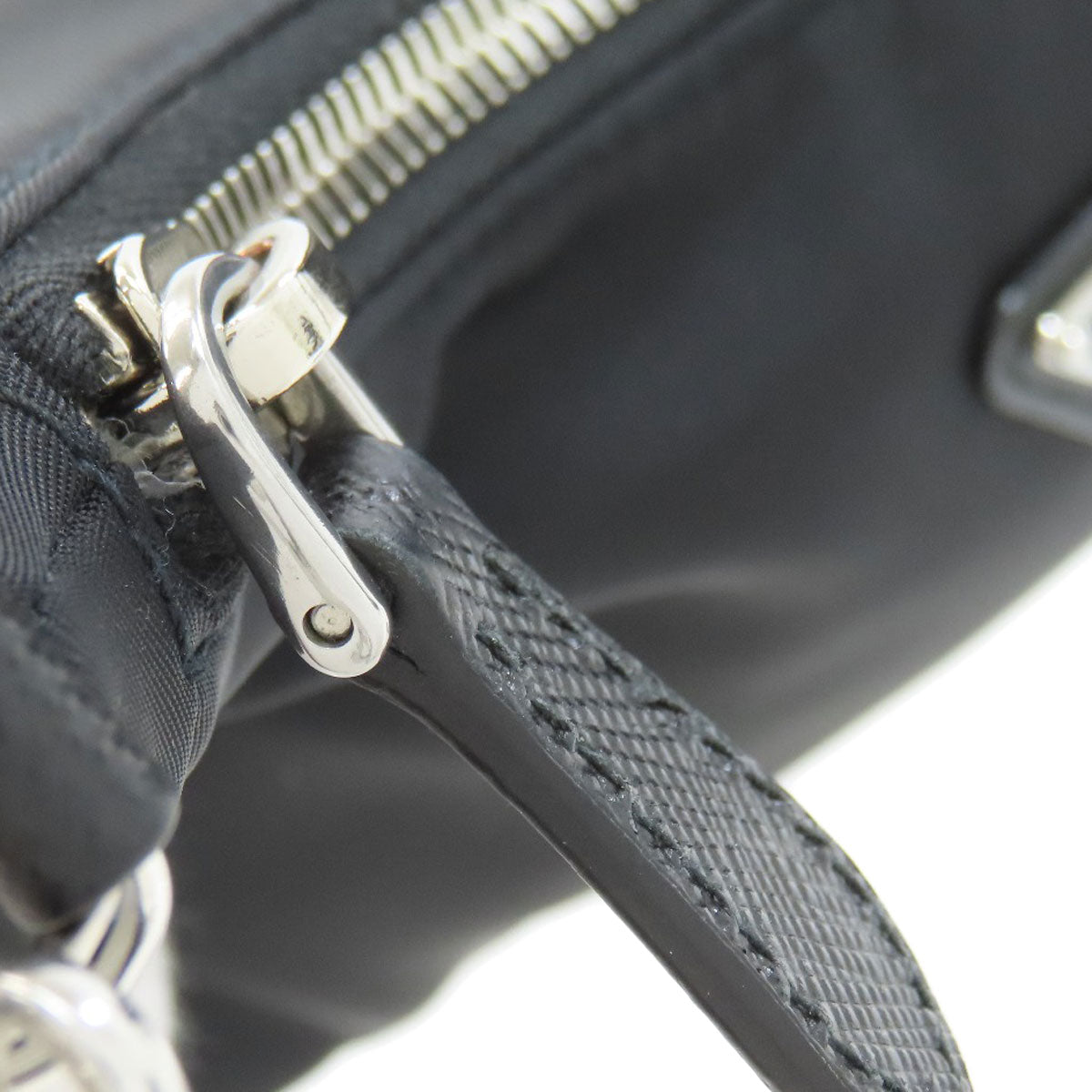 PRADA Logo Hardware 2WAY Handbag Nylon Ladies [Used]