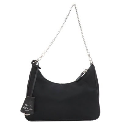 PRADA Logo Hardware 2WAY Handbag Nylon Ladies [Used]