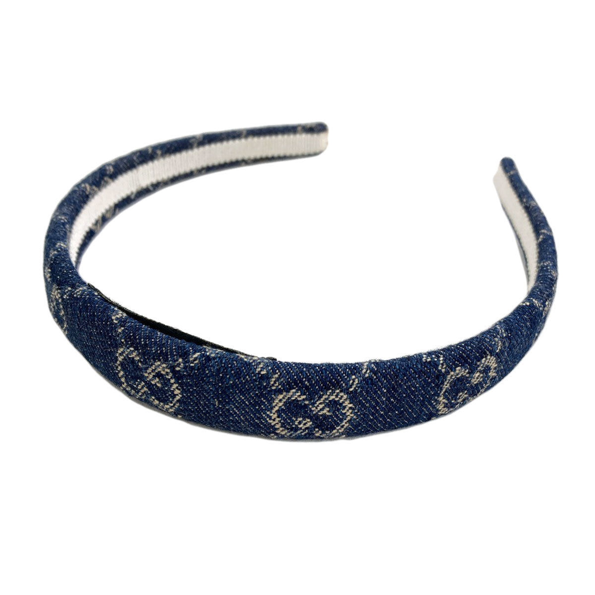 GUCCI Headband GG hair accessory Denim Ladies [Used]