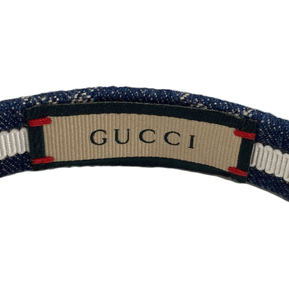 GUCCI Headband GG hair accessory Denim Ladies [Used]