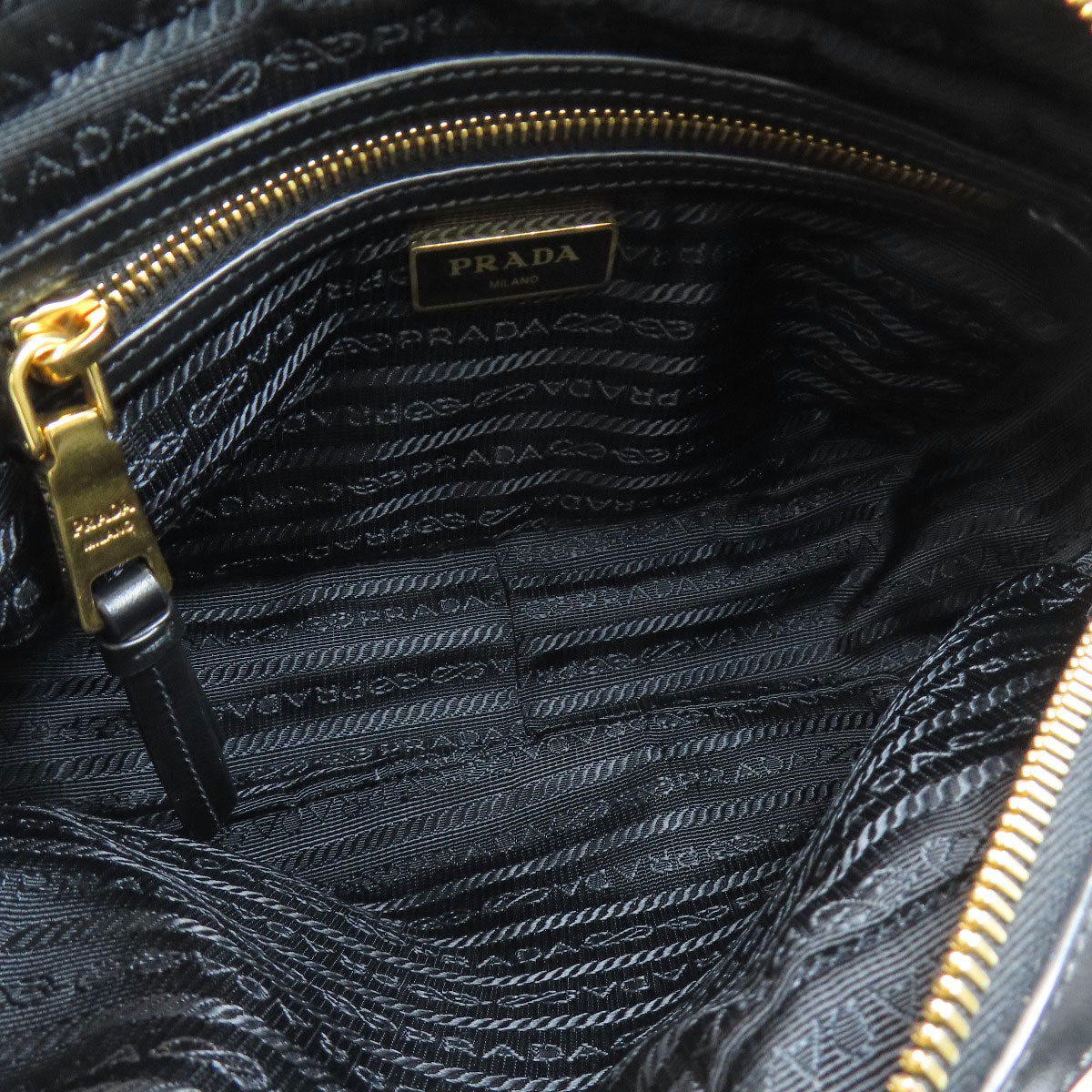 PRADA 1BH089 Fiocco Shoulder Bag Canvas Ladies [Used]