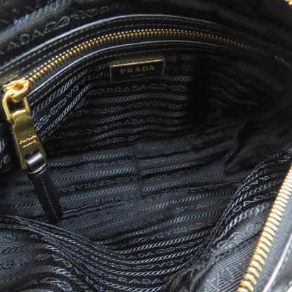 PRADA 1BH089 Fiocco Shoulder Bag Canvas Ladies [Used]