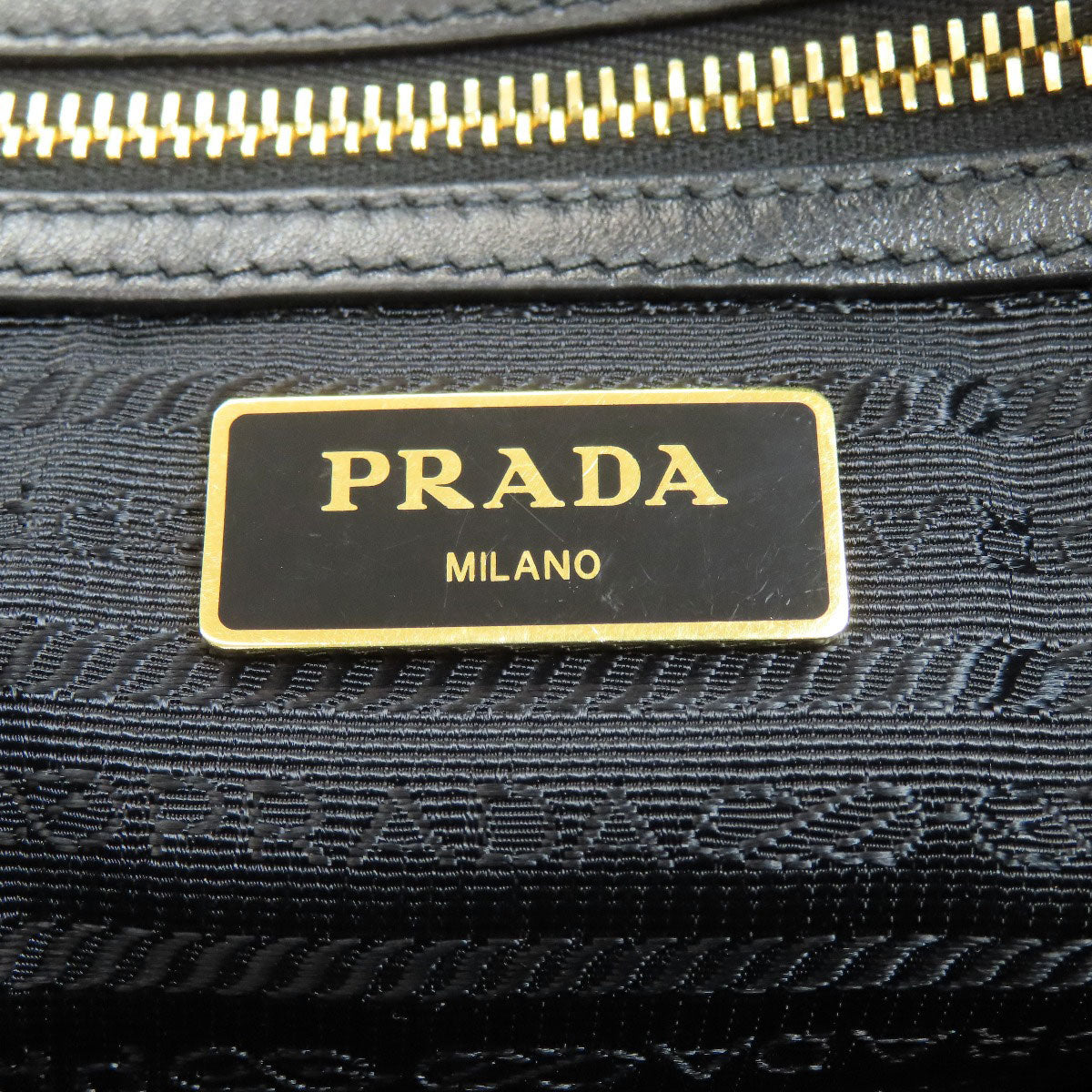 PRADA 1BH089 Fiocco Shoulder Bag Canvas Ladies [Used]