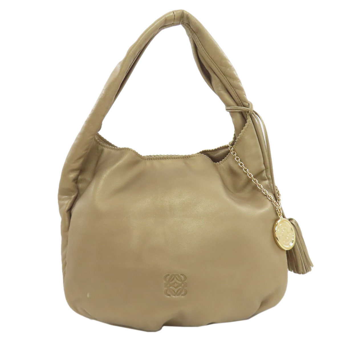LOEWE anagram Handbag Leather Ladies [Used]