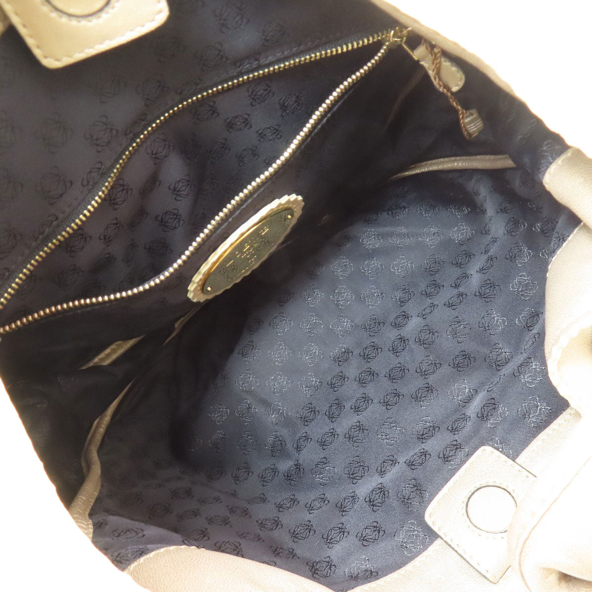 LOEWE anagram Handbag Leather Ladies [Used]