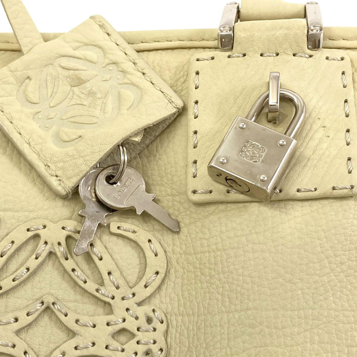 LOEWE Amazona Handbag Calf Ladies [Used]