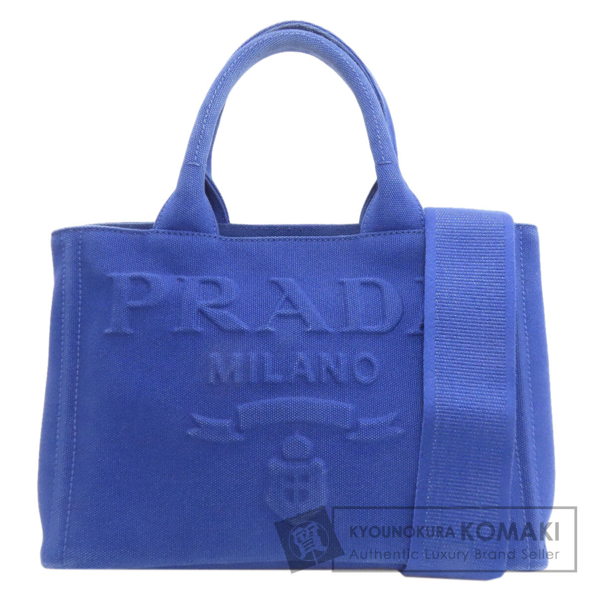 PRADA Canapa mini 2 WAY Handbag Canvas Ladies [Used]