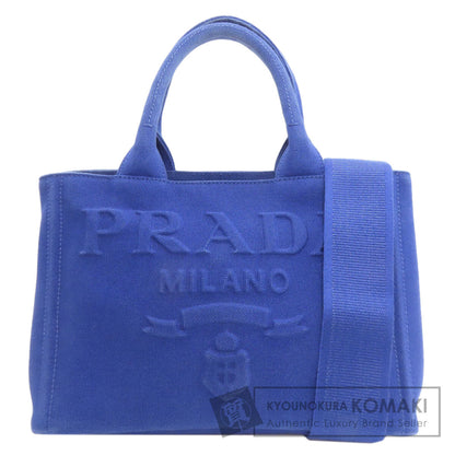PRADA Canapa mini 2 WAY Handbag Canvas Ladies [Used]