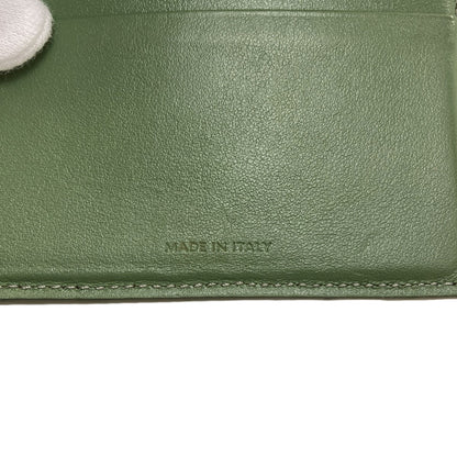 CELINE Triomphe Flap Tri-fold Bifold Wallet with Coin Pocket Calf Ladies [Used]