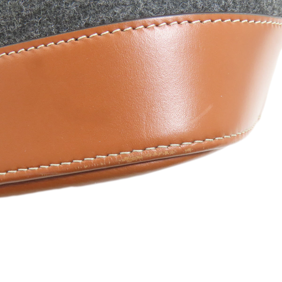 CELINE Bucket Long Shoulder Shoulder Bag Felt CalfLadies [Used]