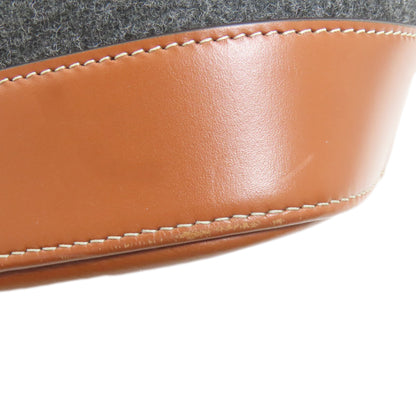 CELINE Bucket Long Shoulder Shoulder Bag Felt CalfLadies [Used]