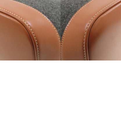 CELINE Bucket Long Shoulder Shoulder Bag Felt CalfLadies [Used]