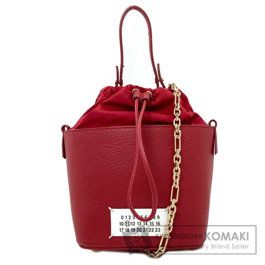 MaisonMargiela 5AC Bucket Bag 2WAY Handbag Leather Ladies [Used]