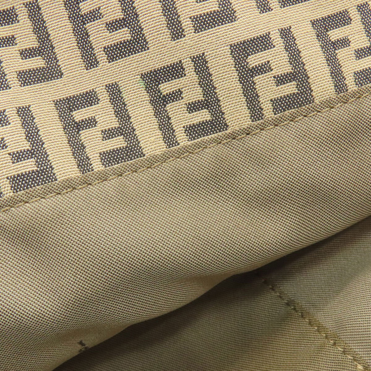 FENDI Zucca pattern Tote Bag Canvas LeatherLadies [Used]