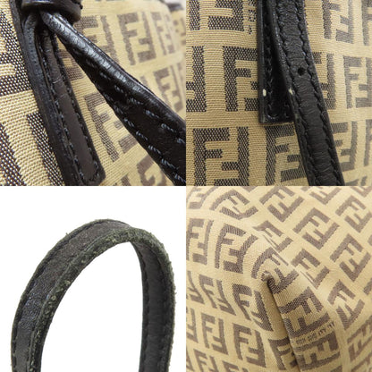 FENDI Zucca pattern Tote Bag Canvas LeatherLadies [Used]