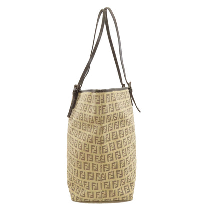 FENDI Zucca pattern Tote Bag Canvas LeatherLadies [Used]