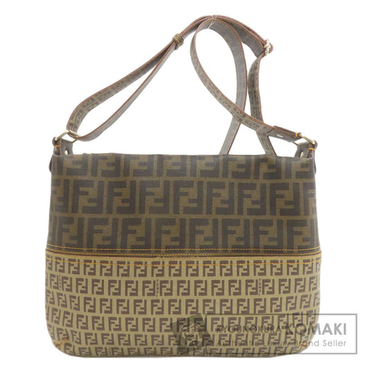 FENDI Zucca pattern Zucchino Shoulder Bag PVC Ladies [Used]