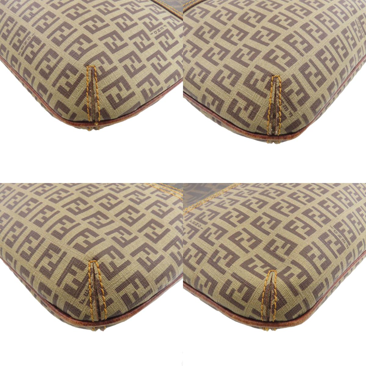 FENDI Zucca pattern Zucchino Shoulder Bag PVC Ladies [Used]