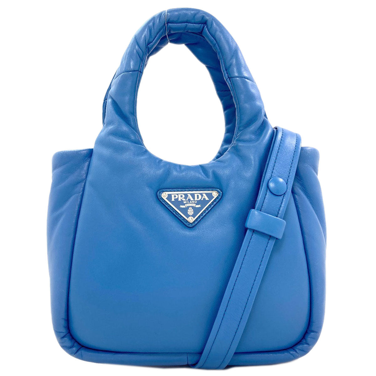 PRADA Padded 2WAY Handbag Calf Ladies [Used]