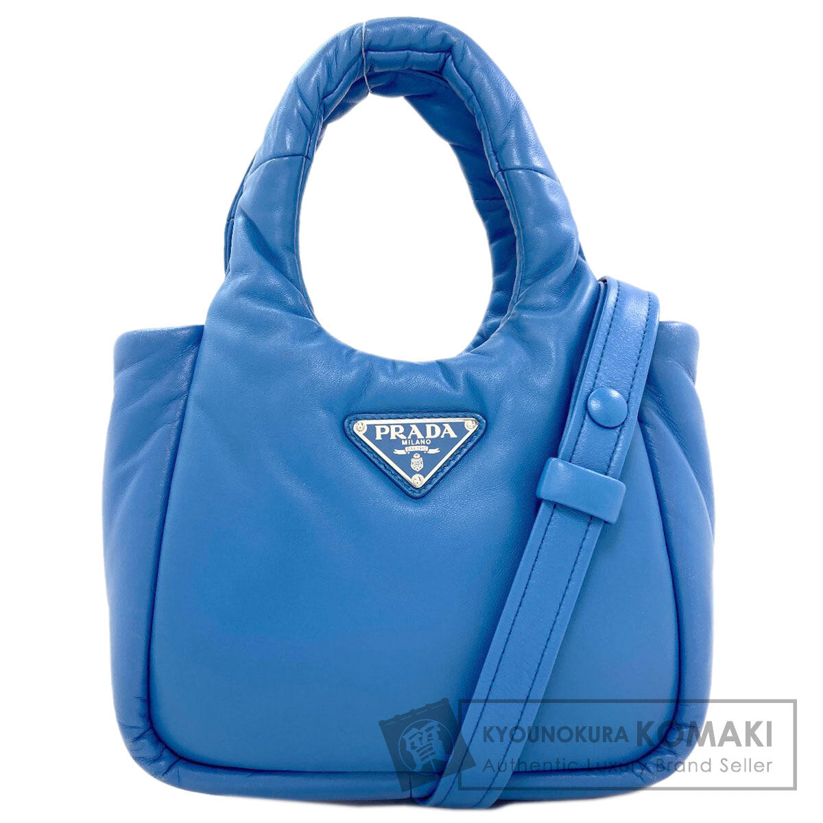 PRADA Padded 2WAY Handbag Calf Ladies [Used]