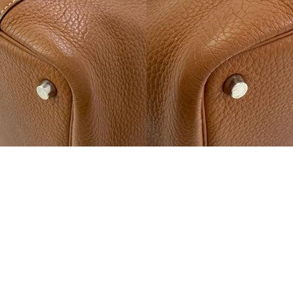 HERMES PicotinPM Gold SilverHardware Handbag Taurillon Clemence Ladies [Used]