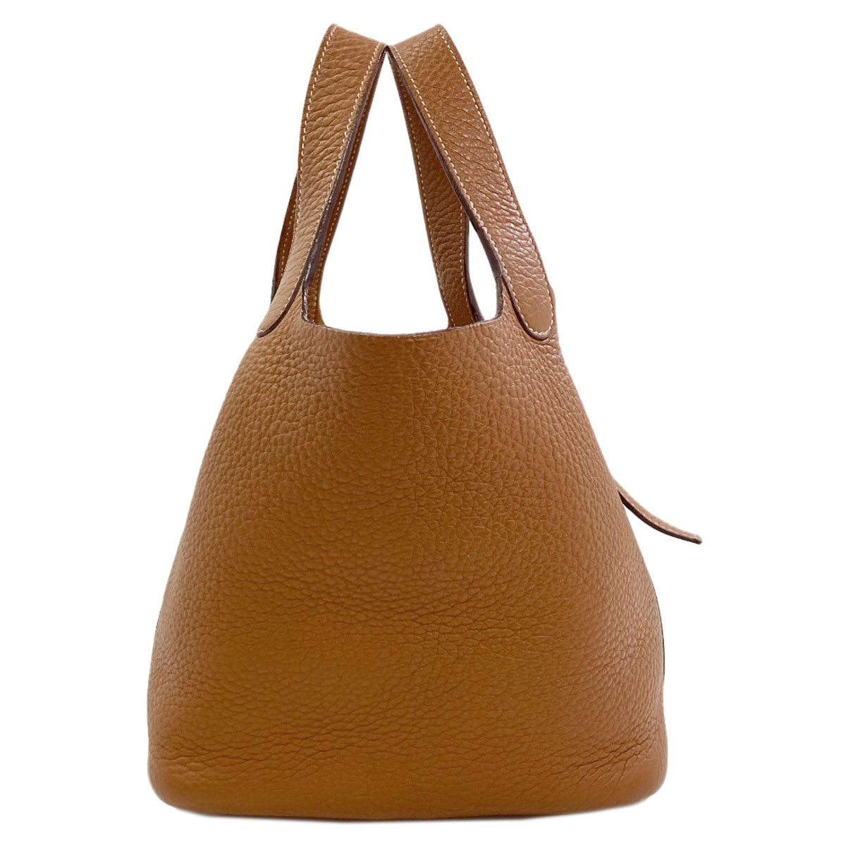 HERMES PicotinPM Gold SilverHardware Handbag Taurillon Clemence Ladies [Used]
