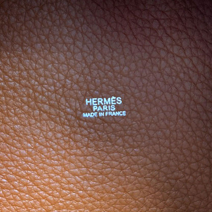 HERMES PicotinPM Gold SilverHardware Handbag Taurillon Clemence Ladies [Used]