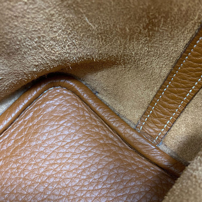 HERMES PicotinPM Gold SilverHardware Handbag Taurillon Clemence Ladies [Used]