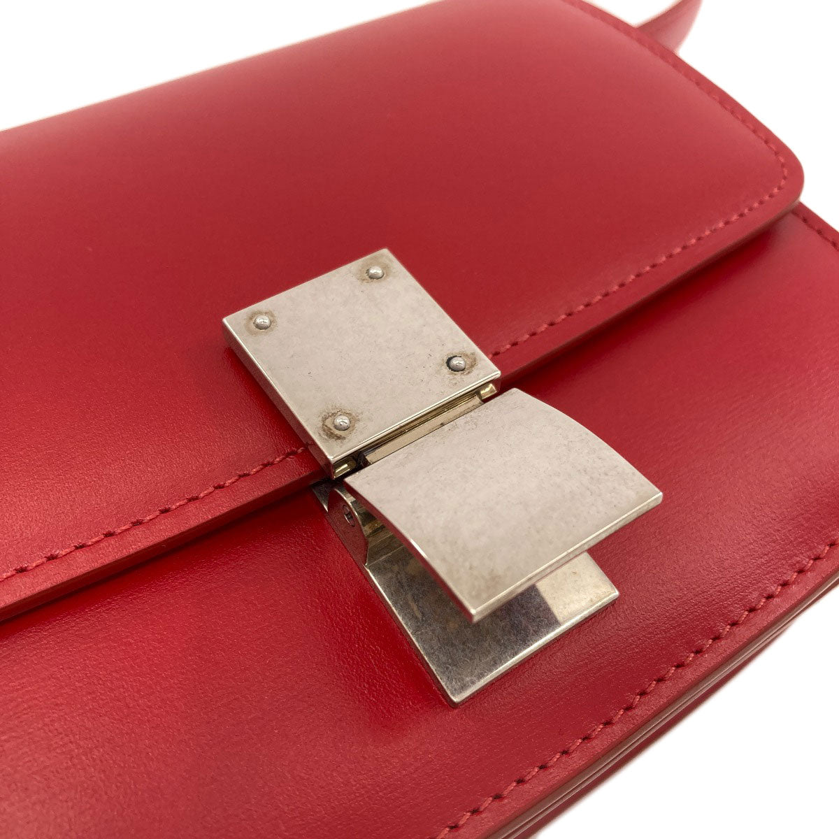 CELINE Classic box Shoulder Bag Leather Ladies [Used]