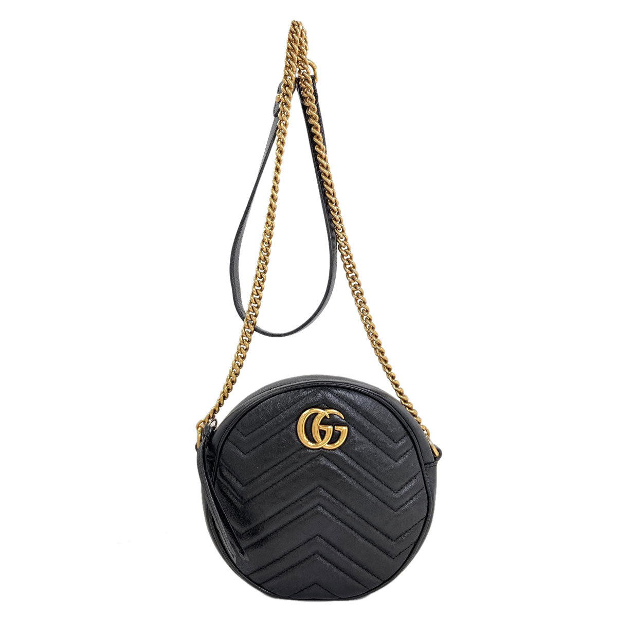 GUCCI 550154 GG Marmont Shoulder Bag Calf Ladies [Used]