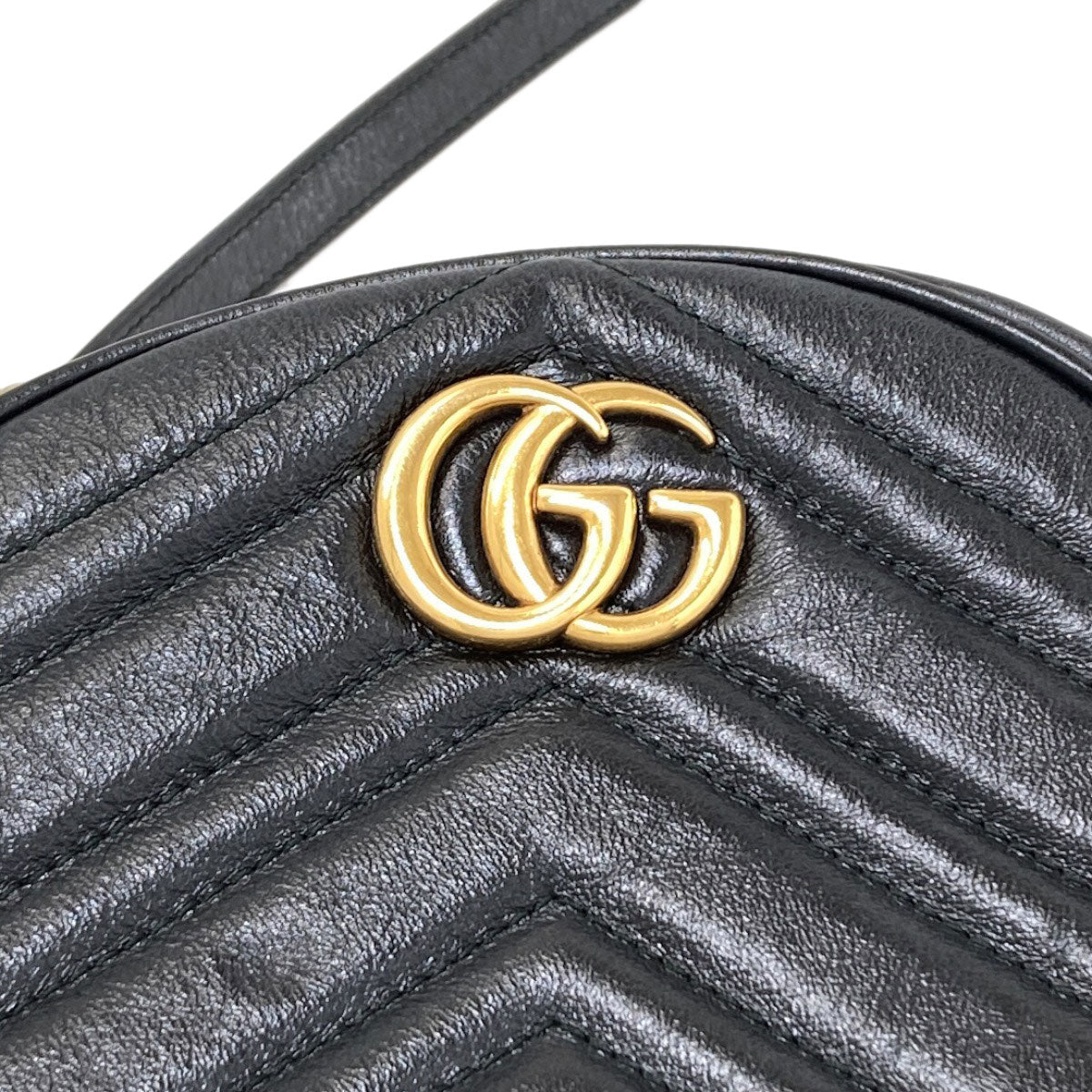 GUCCI 550154 GG Marmont Shoulder Bag Calf Ladies [Used]