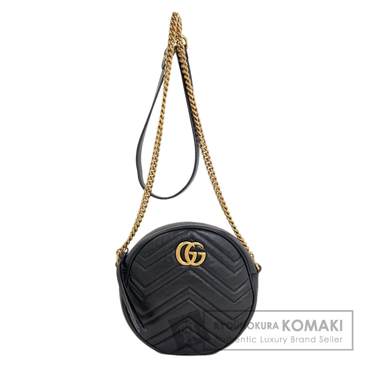GUCCI 550154 GG Marmont Shoulder Bag Calf Ladies [Used]