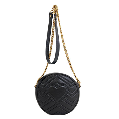 GUCCI 550154 GG Marmont Shoulder Bag Calf Ladies [Used]