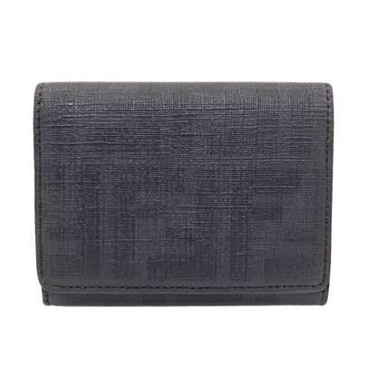 FENDI Zucca pattern Card Case PVC Ladies [Used]