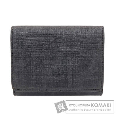 FENDI Zucca pattern Card Case PVC Ladies [Used]