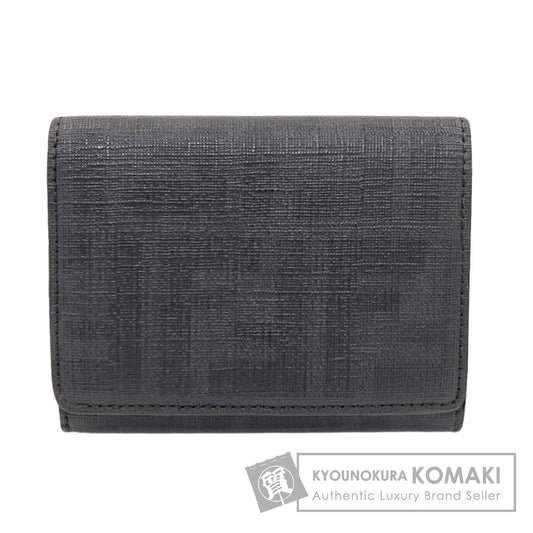 FENDI Zucca pattern Card Case PVC Ladies [Used]