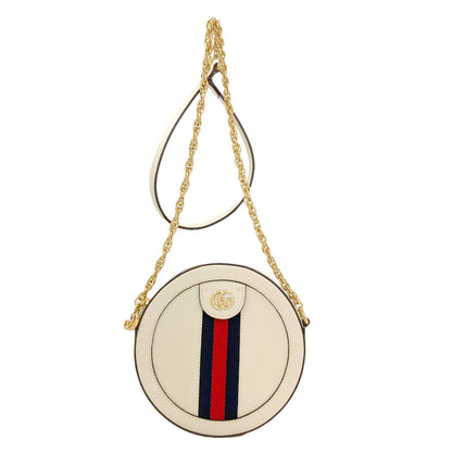GUCCI 550618 Double G Shoulder Bag Calf Ladies [Used]