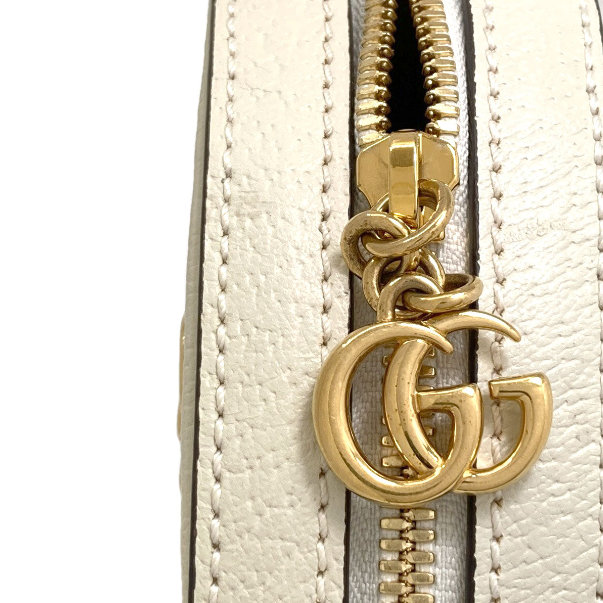 GUCCI 550618 Double G Shoulder Bag Calf Ladies [Used]