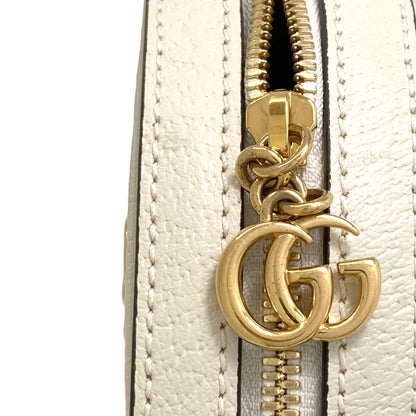 GUCCI 550618 Double G Shoulder Bag Calf Ladies [Used]