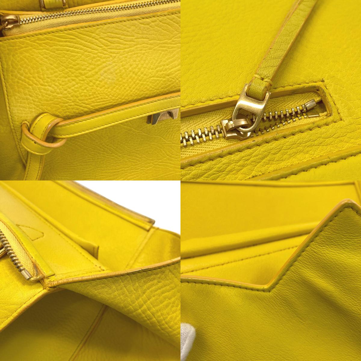 CELINE Mini 2WAY Belt Bag Handbag Calf Ladies [Used]