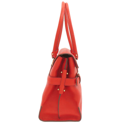 Salvatore Ferragamo GanciniHardware Tote Bag Leather Ladies [Used]
