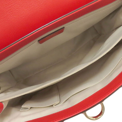 Salvatore Ferragamo GanciniHardware Tote Bag Leather Ladies [Used]