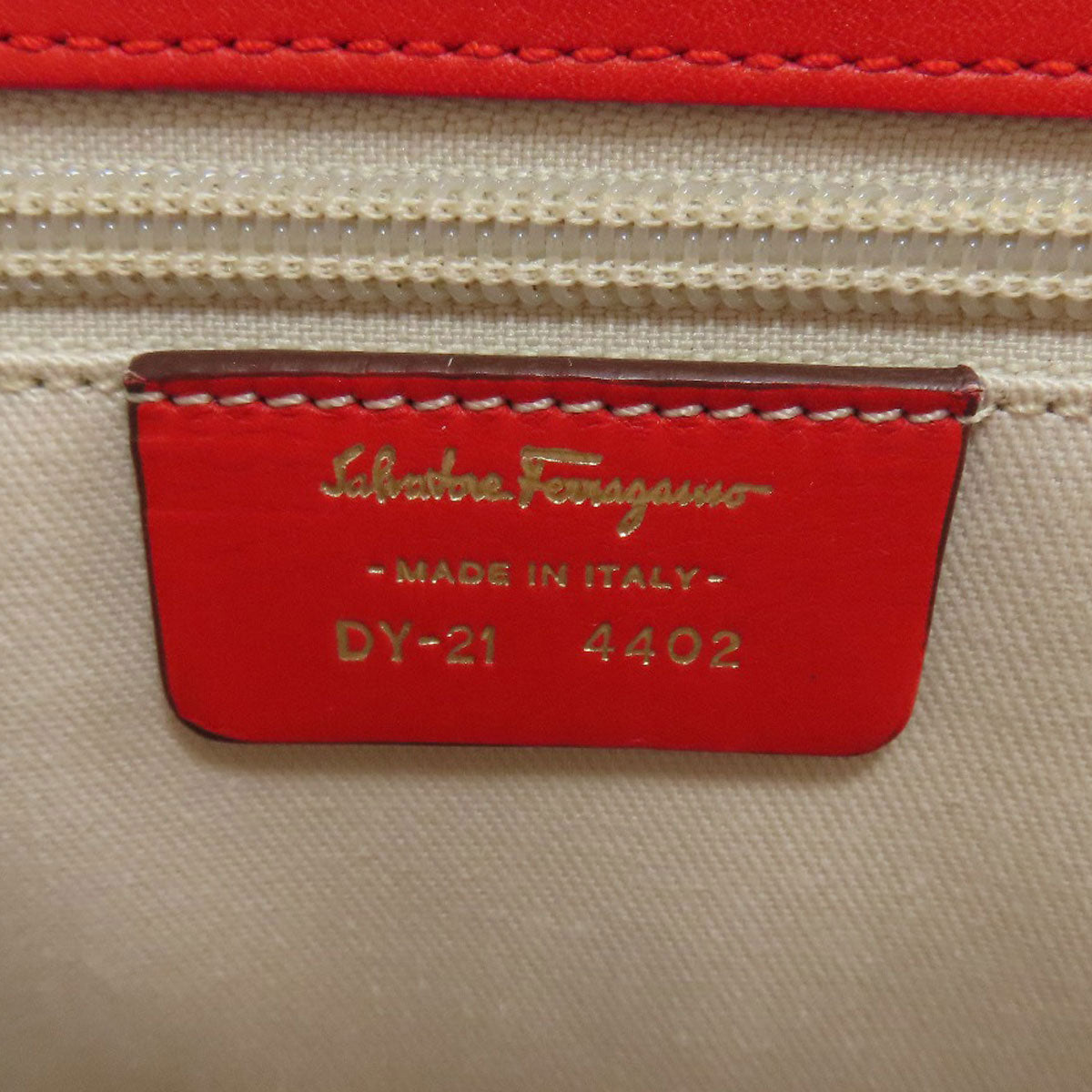 Salvatore Ferragamo GanciniHardware Tote Bag Leather Ladies [Used]