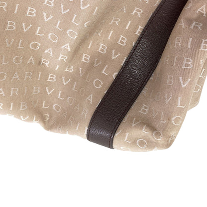 BVLGARI Logo mania Tote Bag Canvas Ladies [Used]