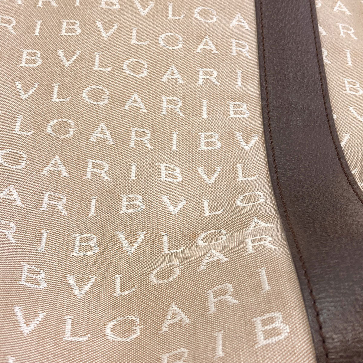 BVLGARI Logo mania Tote Bag Canvas Ladies [Used]